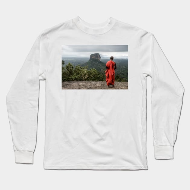 Sigiriya, Sri Lanka Long Sleeve T-Shirt by geoffshoults